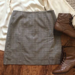 3/$12 Vintage Armi Studio Plaid Structured Mini Skirt